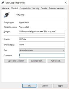 PuttyLoopShortcut
